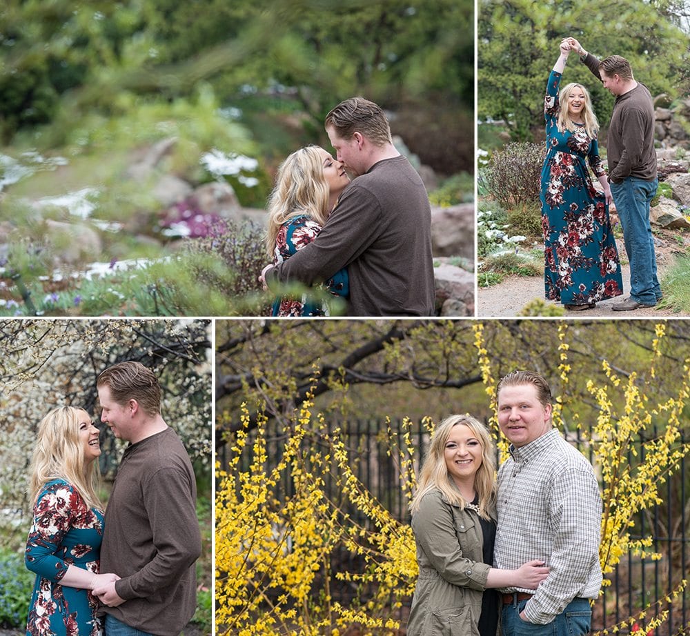 Engagement Photos at Denver Botanic Gardens