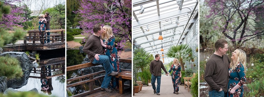 Spring Engagement Session at Denver Botanic Gardens