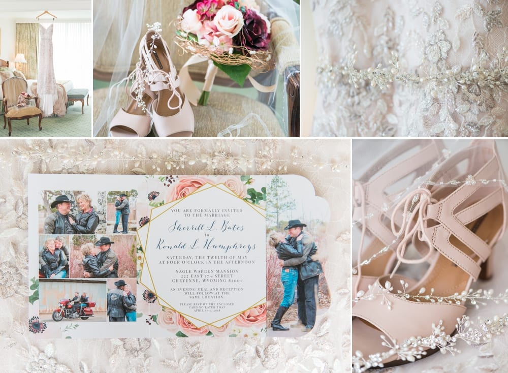 Cheyenne Little America Wedding Bridal Details