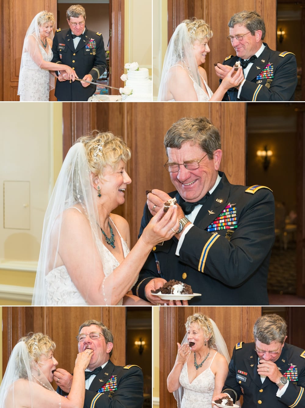 Cheyenne Wedding at Little America Cake Cutting