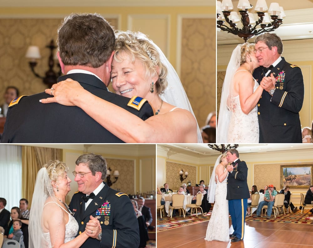 Military Wedding First Dance at Cheyenne Little America